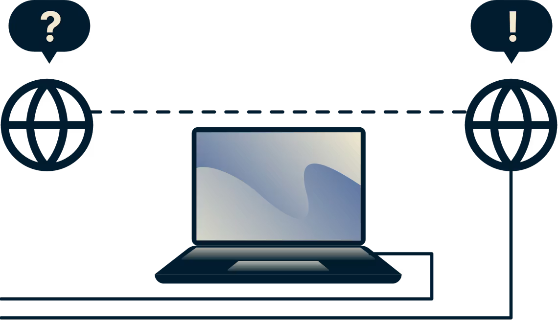 Slik omg&aring;r man peering-konflikter med et VPN: Diagram som viser en Internett-leverand&oslash;r som ikke kan bremse video p&aring; grunn av peering.